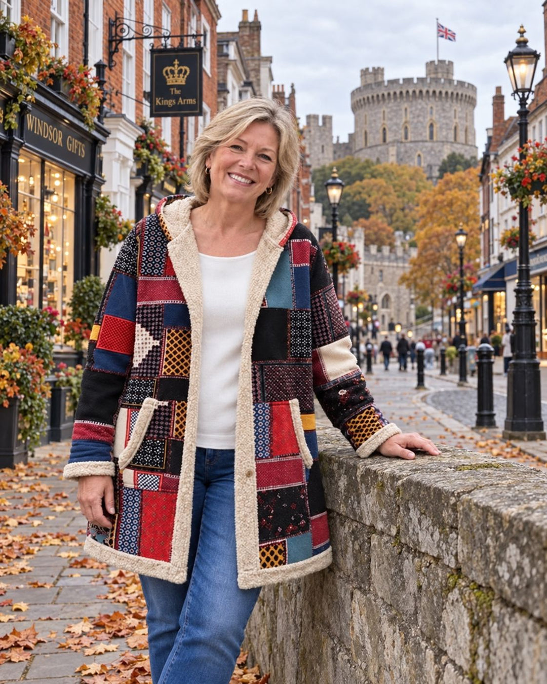 Boho fleece-lined coats