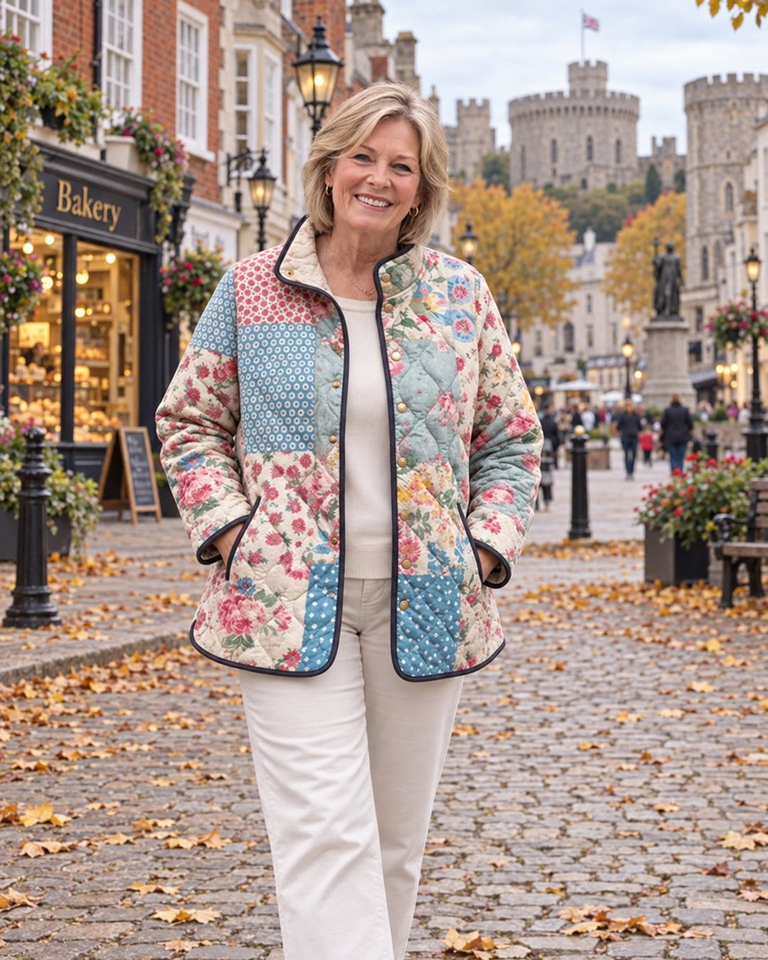 Warm autumn quilted jackets