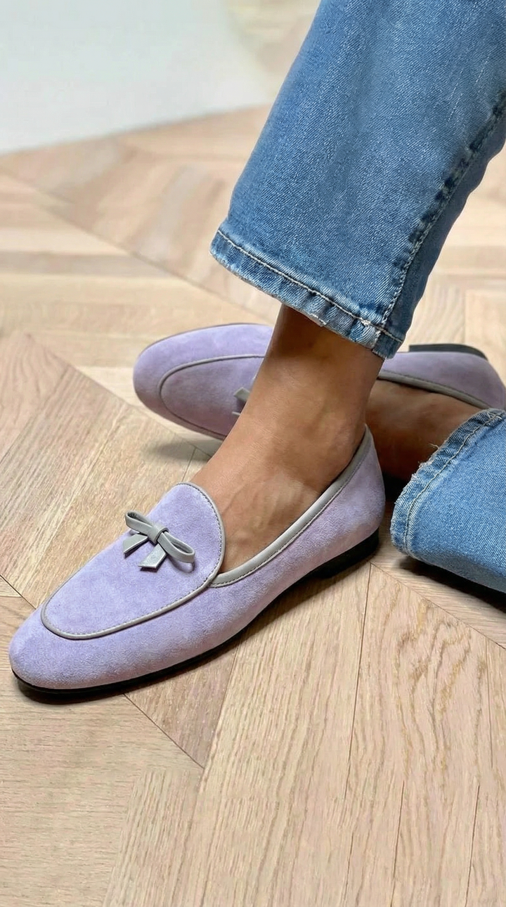 Geneviève | Elegant Flat Shoes with Bow