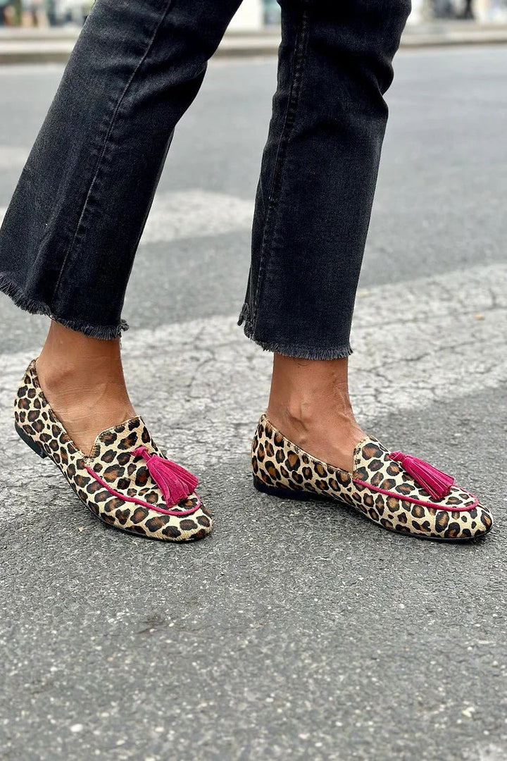 Rihanna | Leopard-Print Loafers