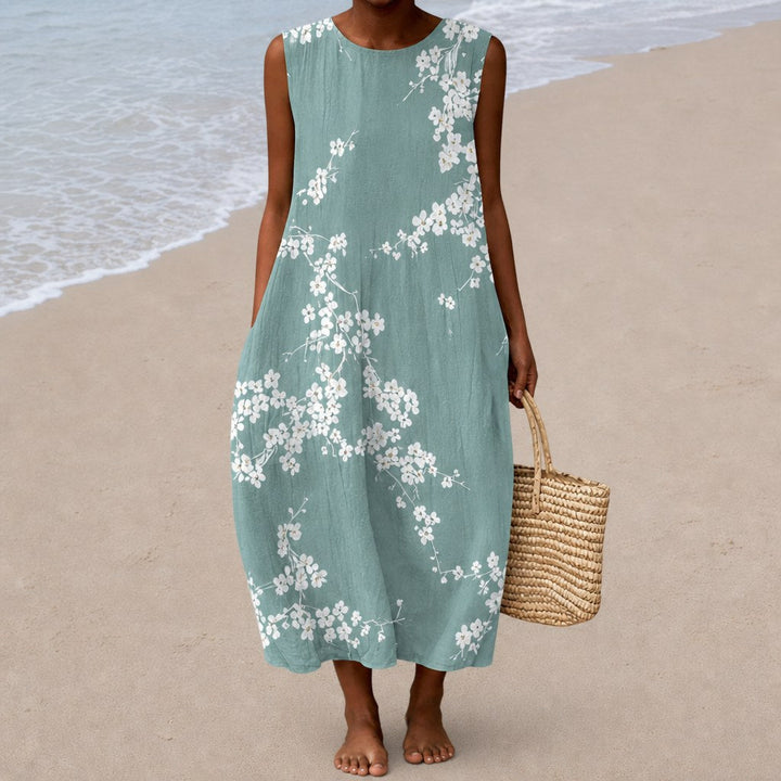 Ursule - Comfortable Summer Dress Without Sleeves