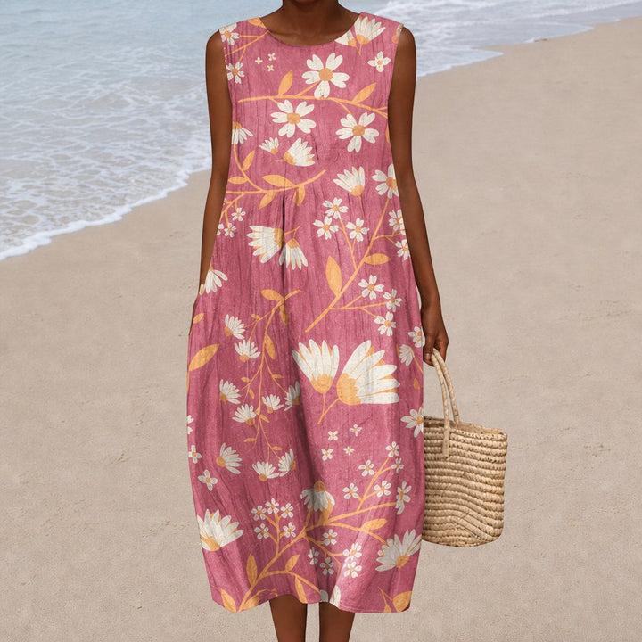 Margaux - Comfortable Summer Dress Without Sleeves
