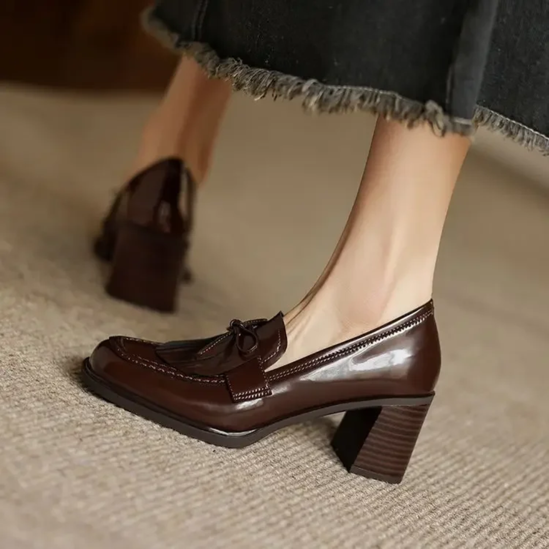 Klara – Stylish Loafer Heels