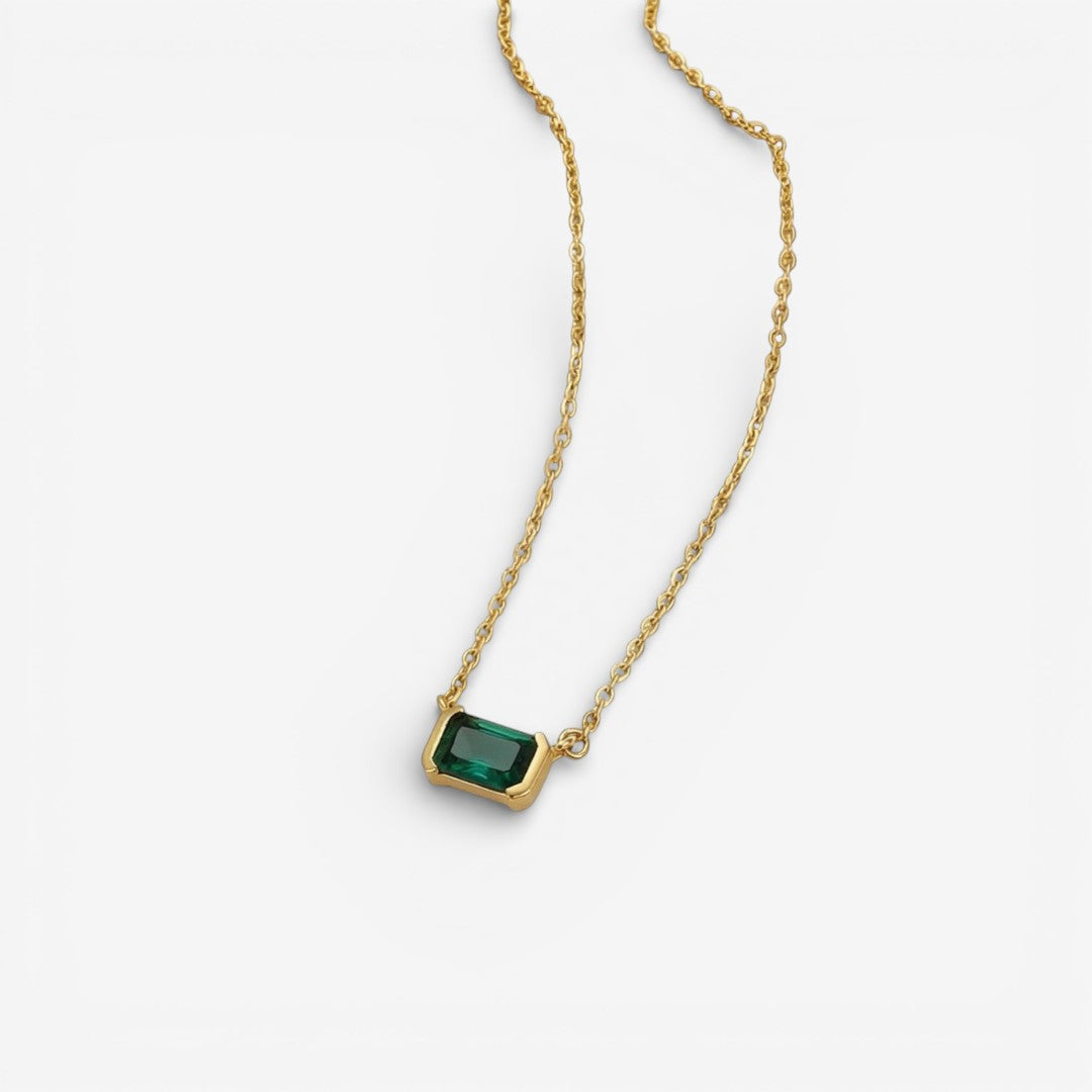 Moni Emerald Green Necklace