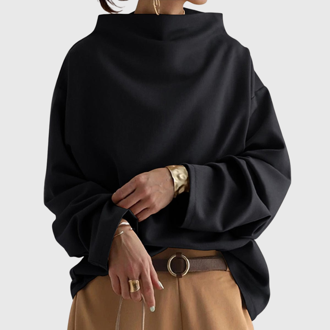 Nora | Stylish High-Collared Casual Top