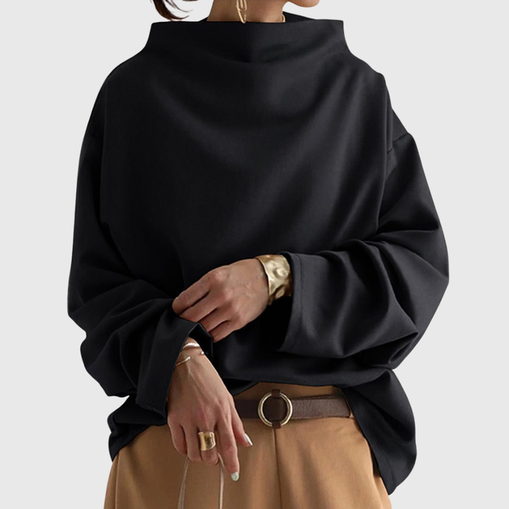 Nora | Stylish High-Collared Casual Top
