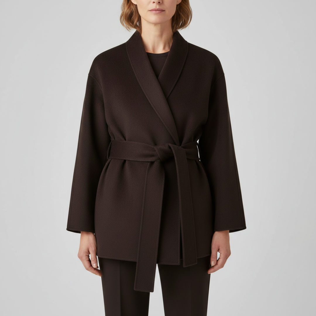 Gisela Layered Jacket with Belt