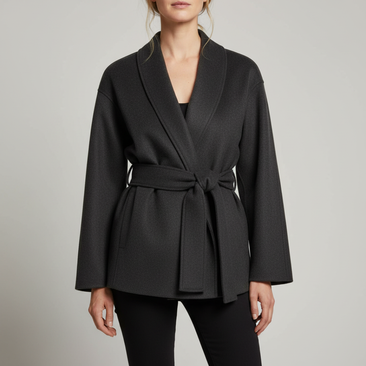 Gisela Layered Jacket with Belt