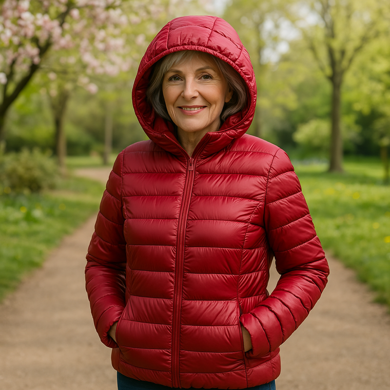 Lieke Transitional Jacket, Dark Red