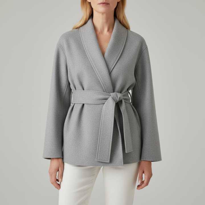 Gisela Layered Jacket with Belt