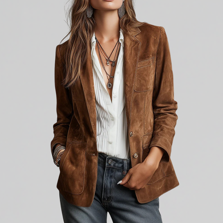 Floor Soft Suede Blazer