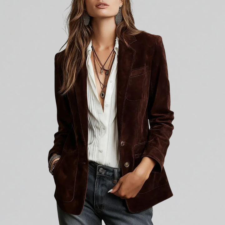 Floor Soft Suede Blazer