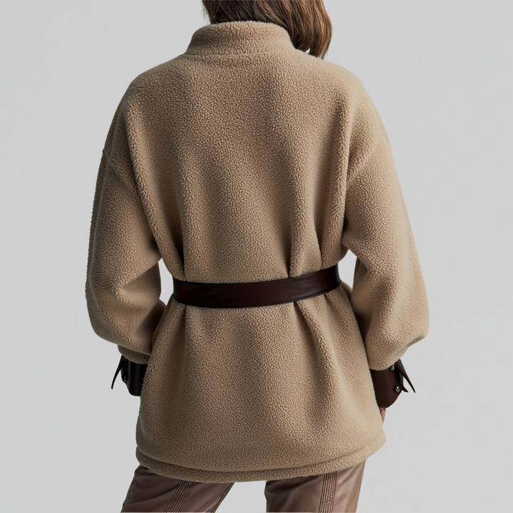 Laura Teddy Coat with Belt