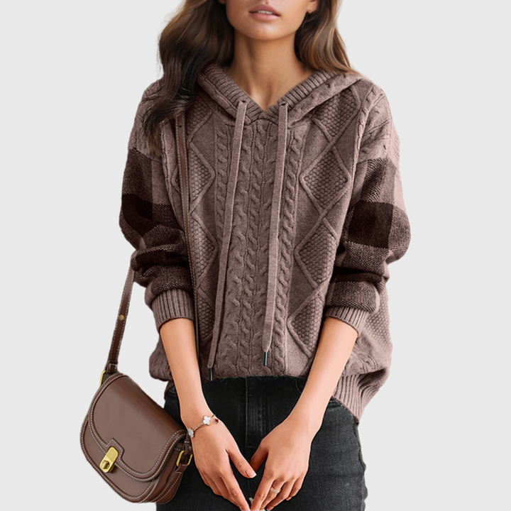 Isa | Cozy Knit Hoodie