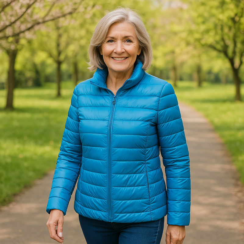 Femke Mid-Season Jacket, Sky Blue