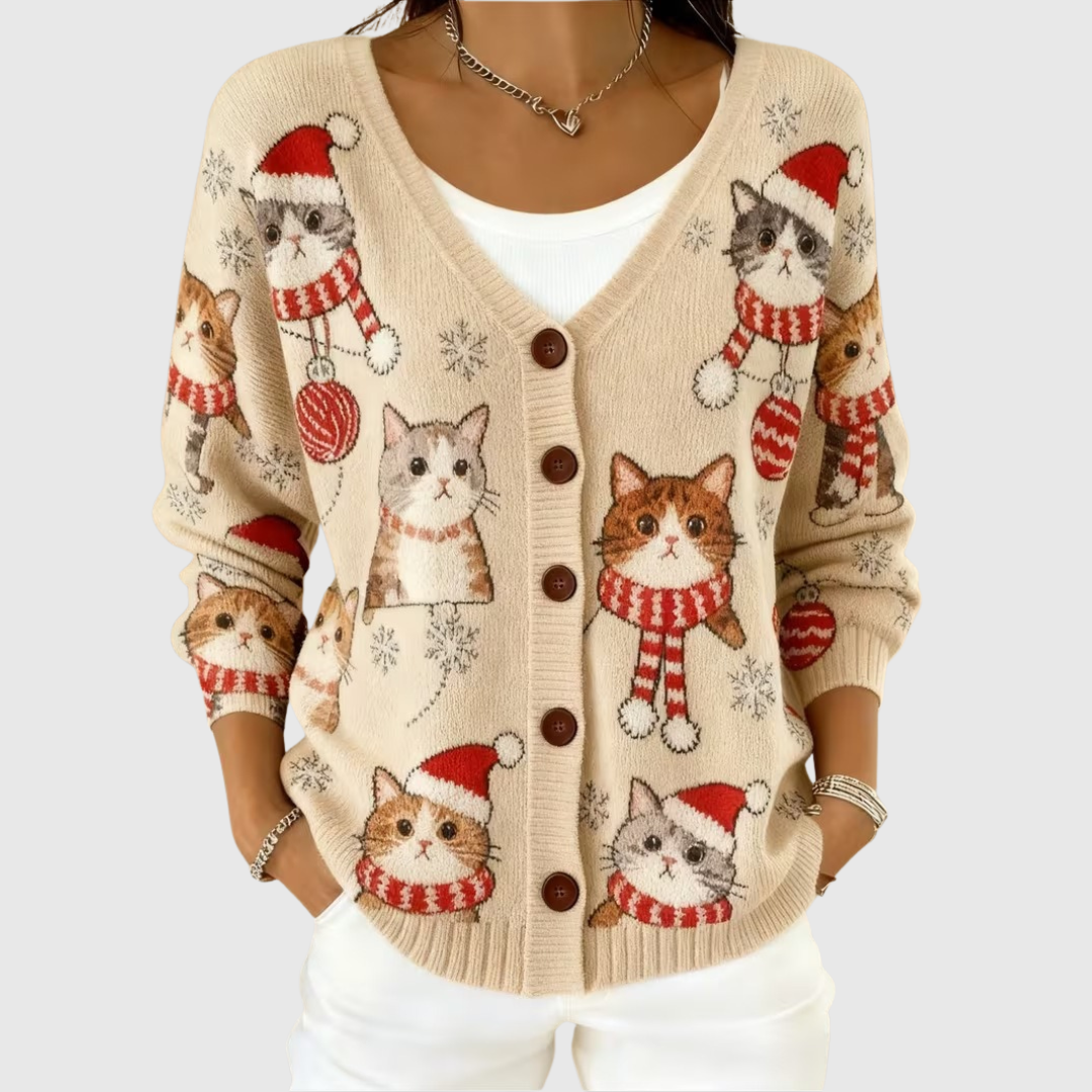 Cozy Button-Up Knitted Cardigan