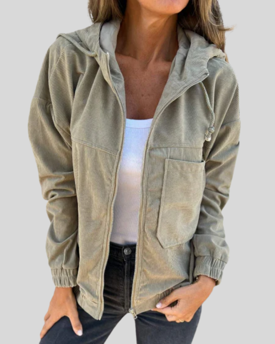 Zoë | Cozy Zip-Up Hoodie