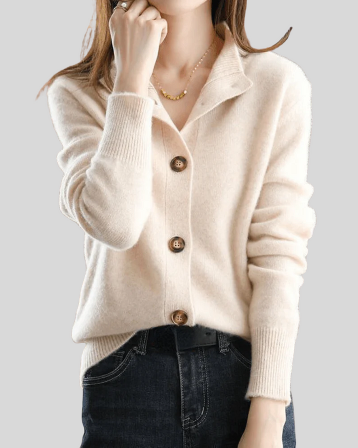 Luna | Retro-Style Cashmere Gilet