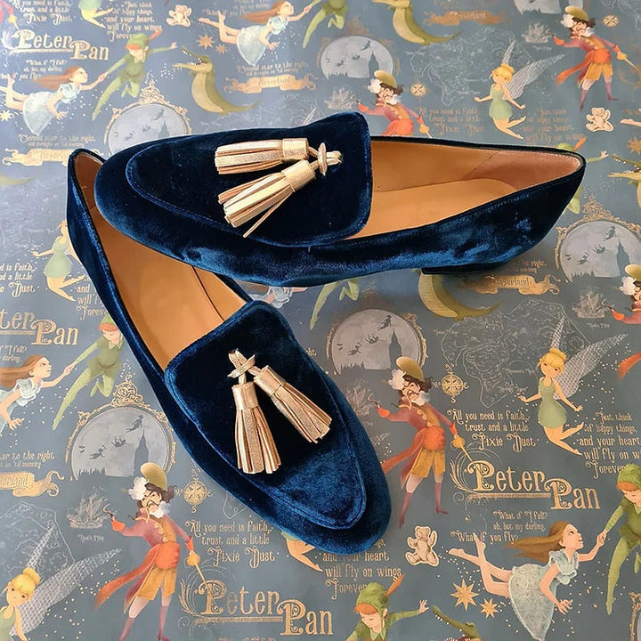Celestia | Elegant Loafers with Fringe
