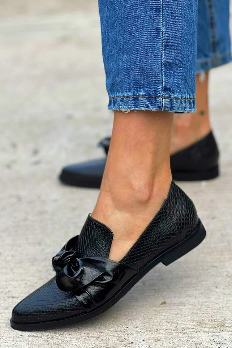 Chelsea | Elegant Loafers with Bow