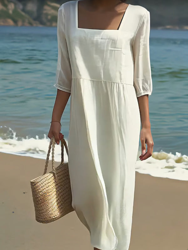Manon | Casual Embroidered Summer Dress