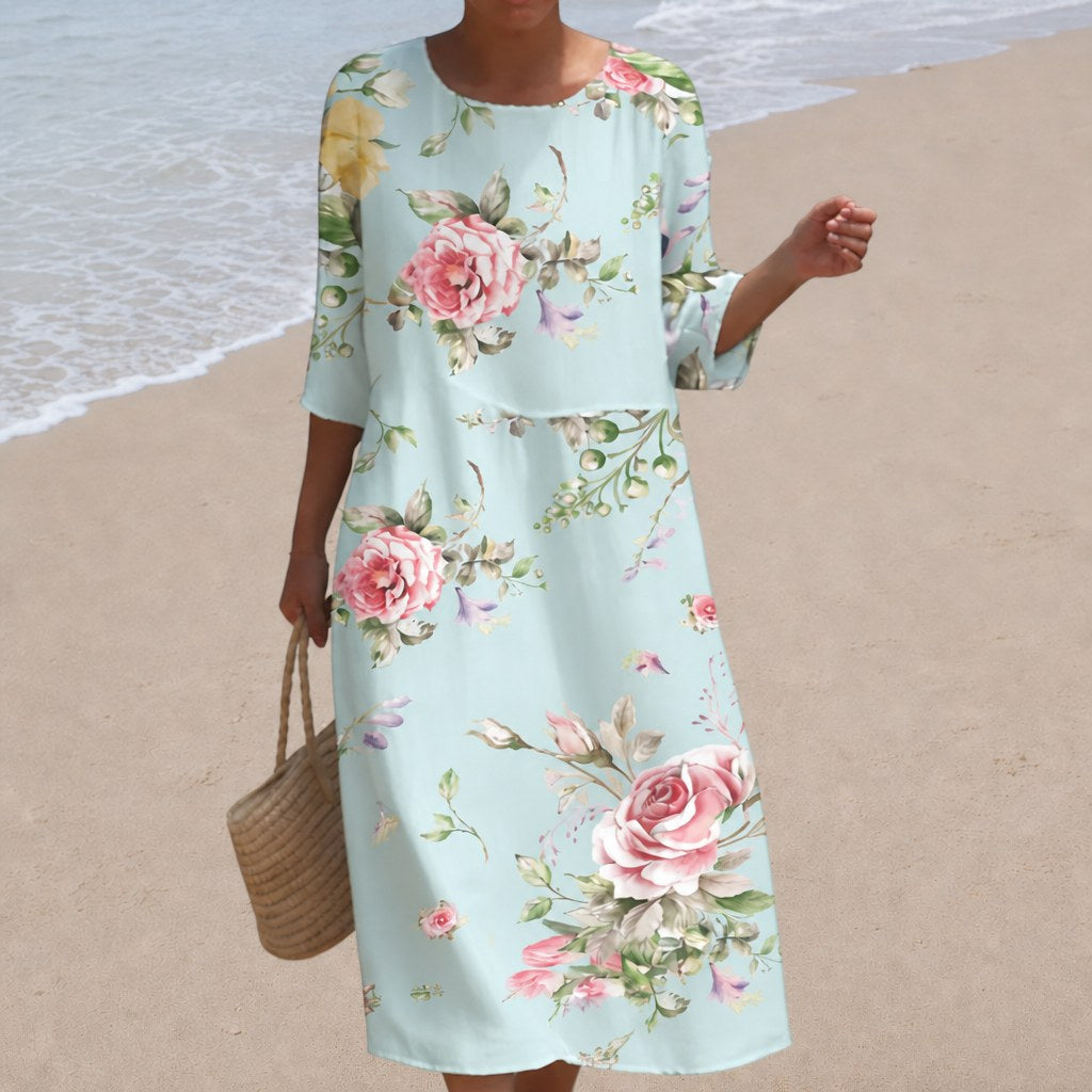 Rosalie - Long, flowing, chic and comfortable dress