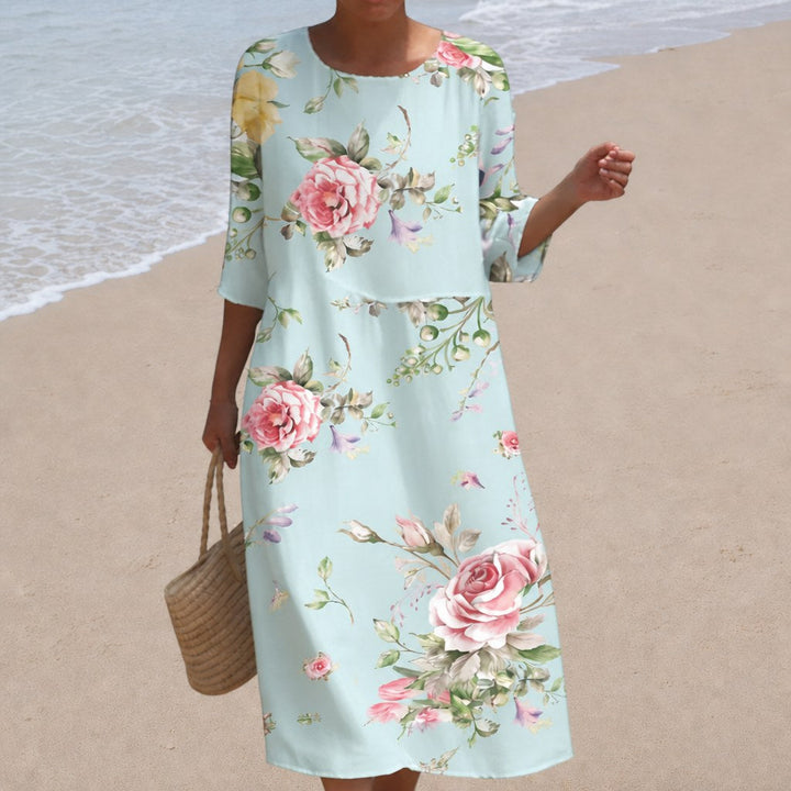 Rosalie - Long, flowing, chic and comfortable dress