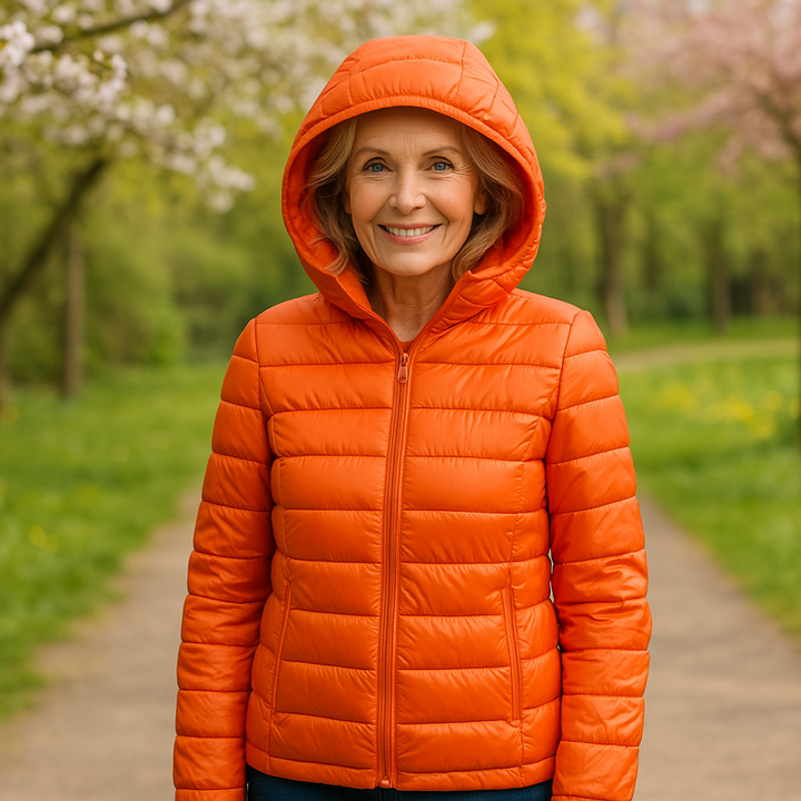 Sara Mid-Season Jacket, Orange