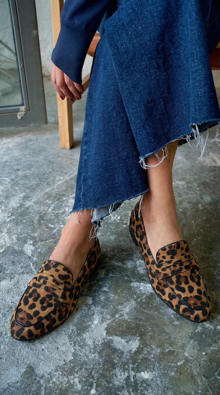 Azariah | Bold Leopard-Print Shoes