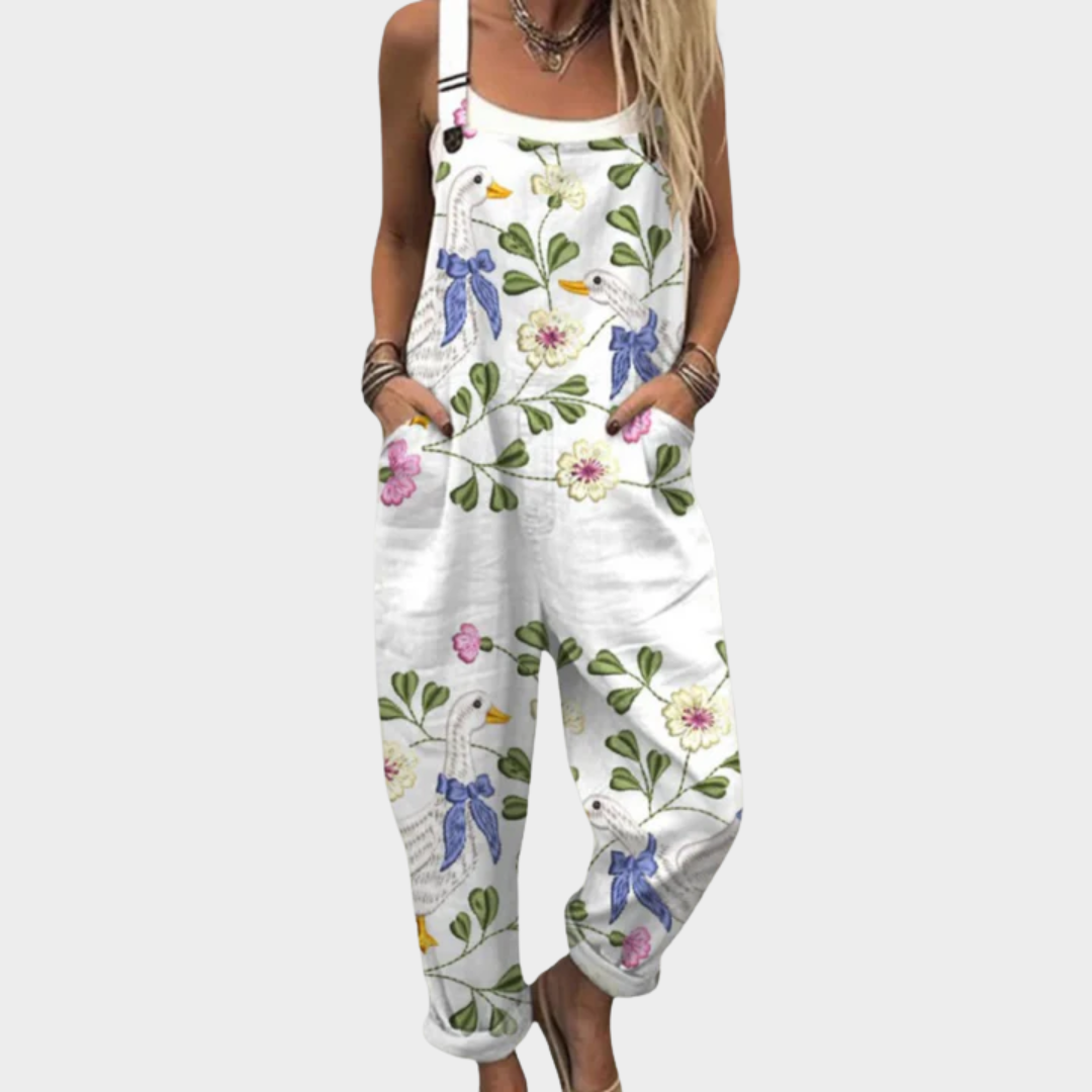 Zara | Delicate Floral Swans