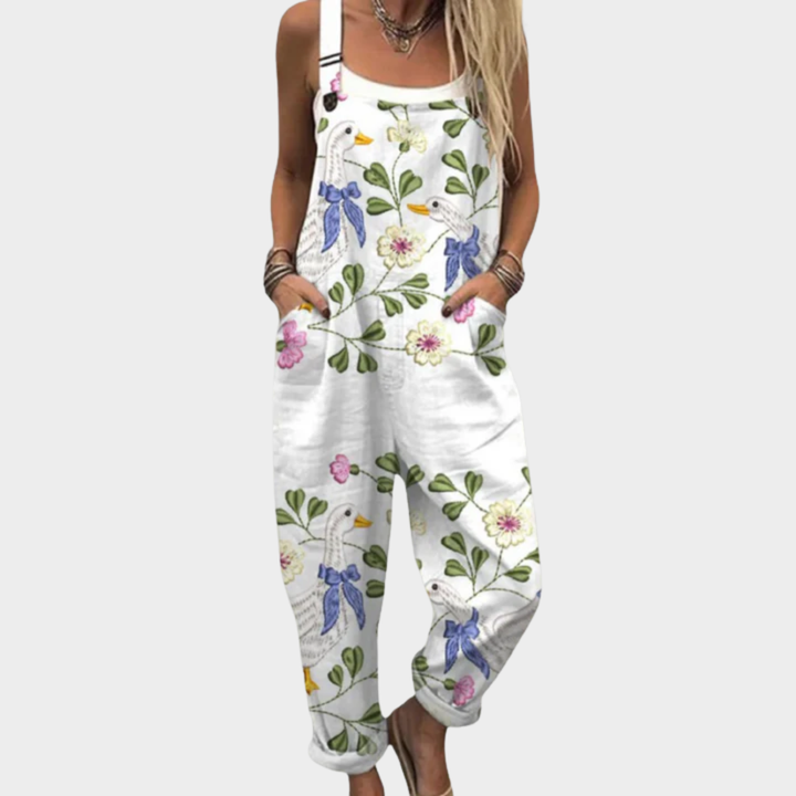Zara | Delicate Floral Swans