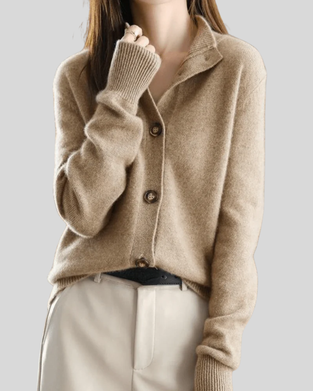 Luna | Retro-Style Cashmere Gilet