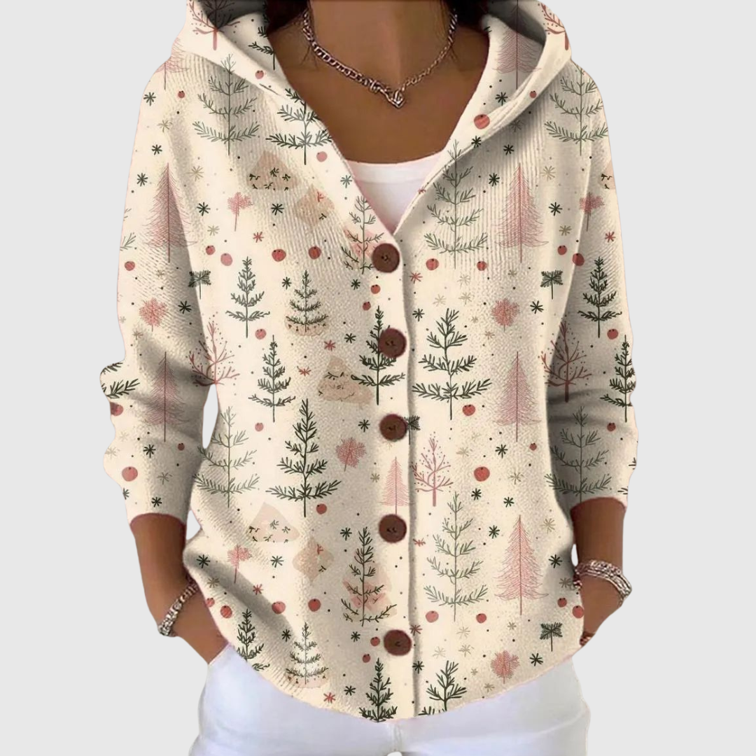 Cozy Hooded Knit Cardigan