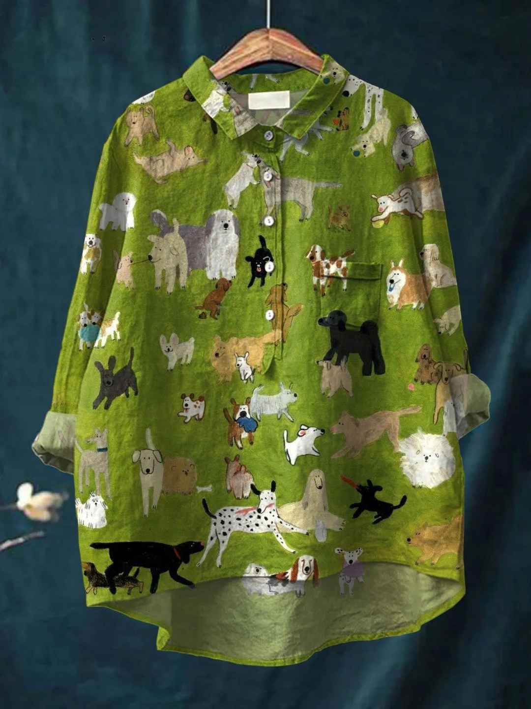 Paula | Relaxed Fit T-Shirt Featuring Dog Artwork