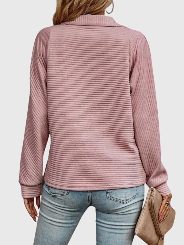 Nora | Chic Half-Zip Jumper