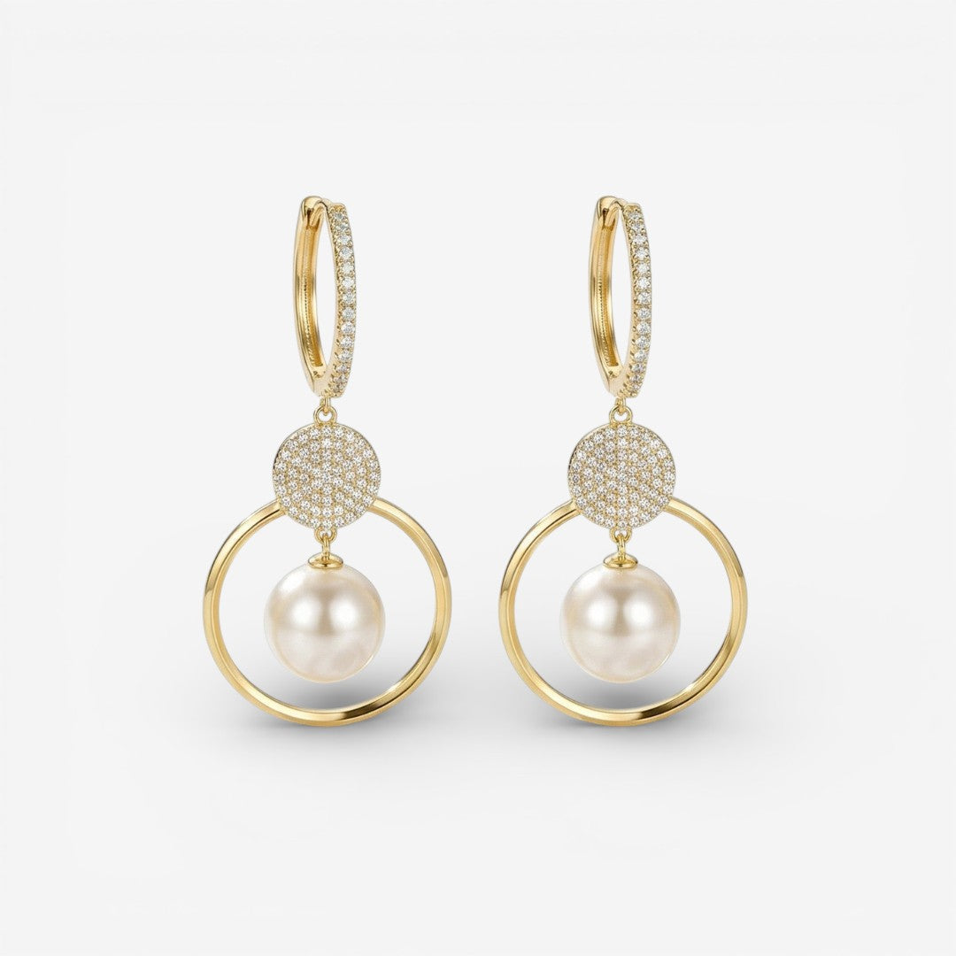 Zerra Luxe Cultured Pearl Earrings