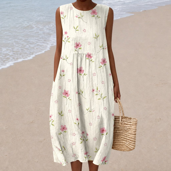 Faustine - Comfortable Summer Dress without Sleeves
