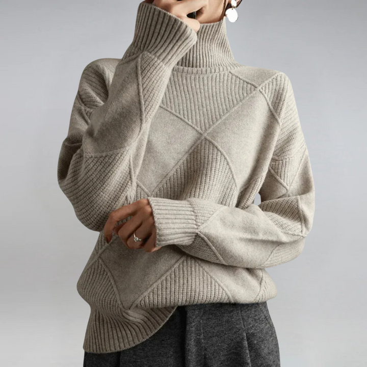 Gerdien | Opulent Roll Neck Sweater