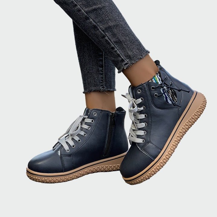 April | Orthopedic Leather Ankle Boots