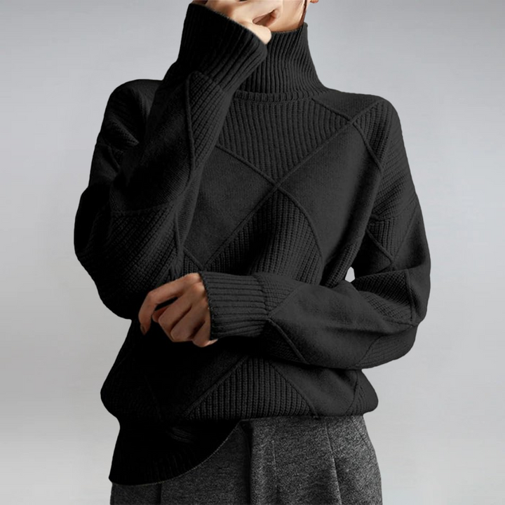 Gerdien | Opulent Roll Neck Sweater