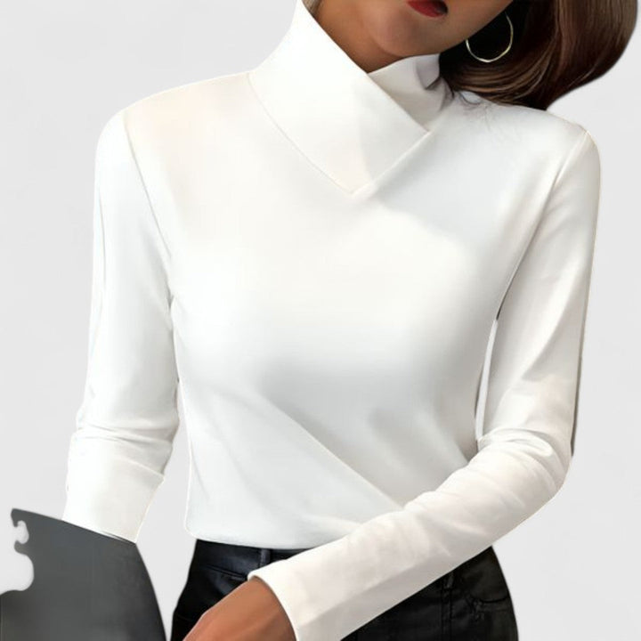 Sabrina | Chic Collared Sweater