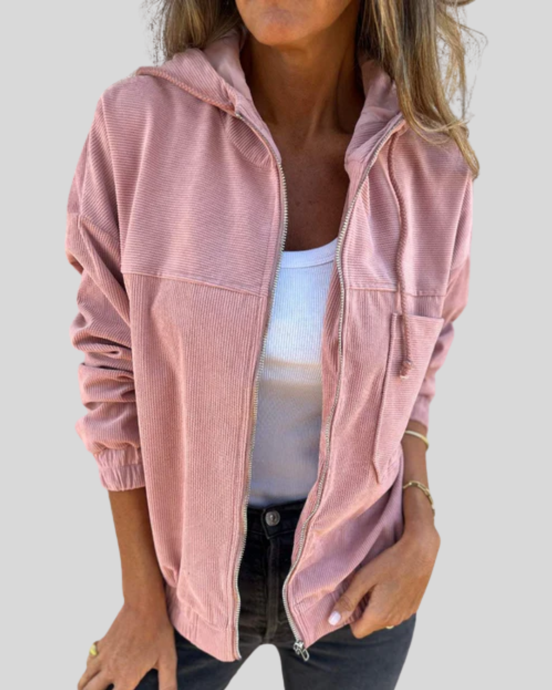 Zoë | Cozy Zip-Up Hoodie