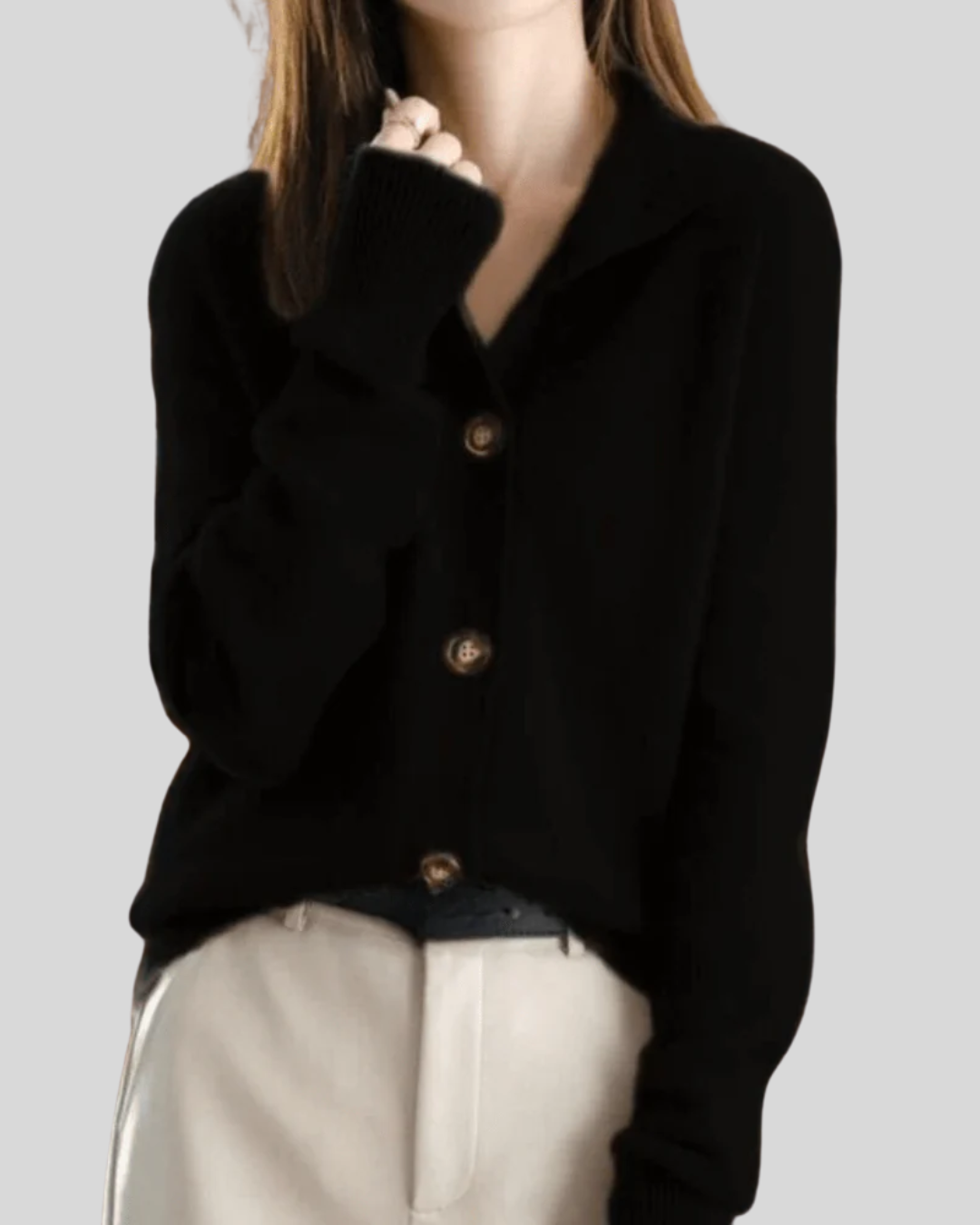 Luna | Retro-Style Cashmere Gilet