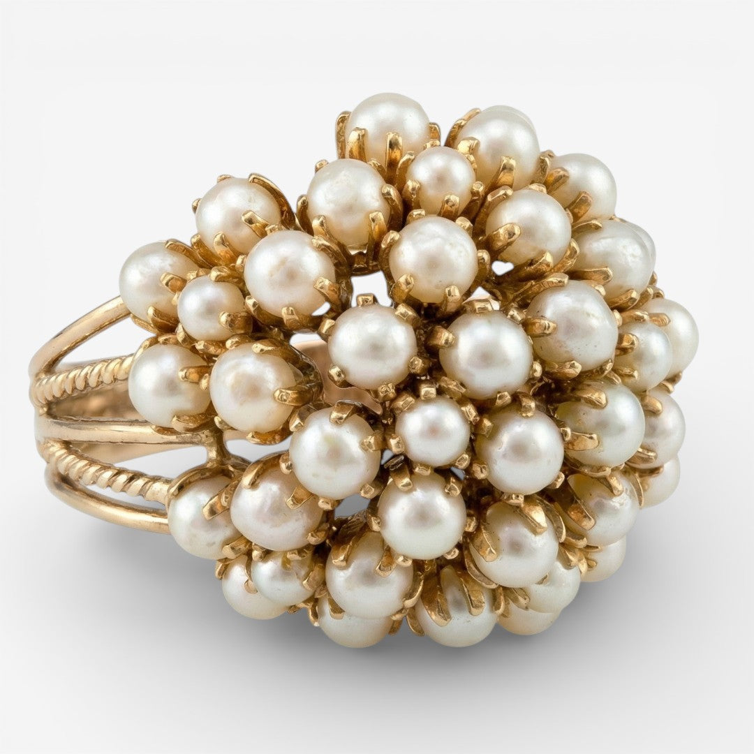 Bush - Beaded Surround Ring