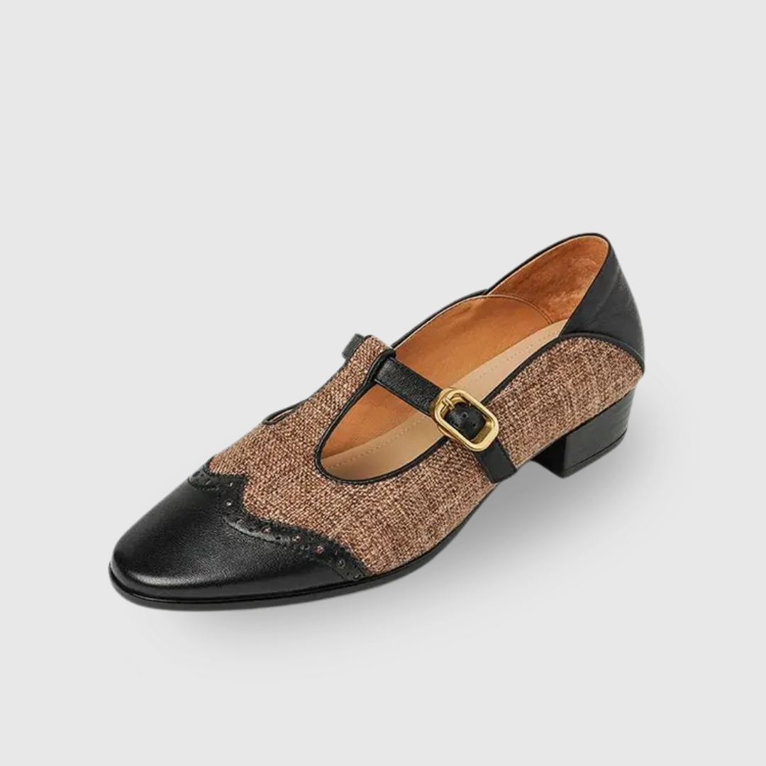 Sophie – Classic Buckle Vintage Shoes