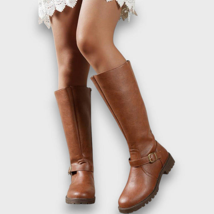 Avery | Low-Heel Riding Boots