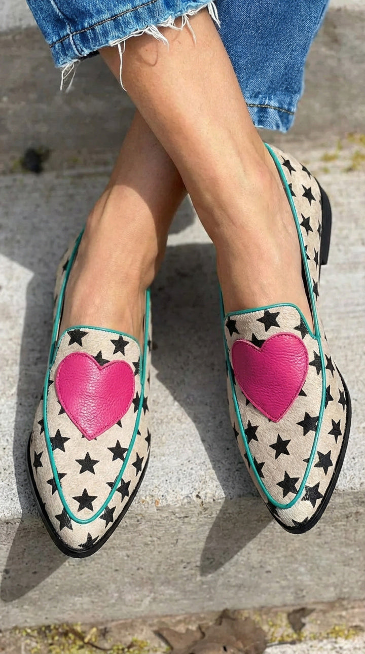 Marisol | Loafers with Playful Hearts