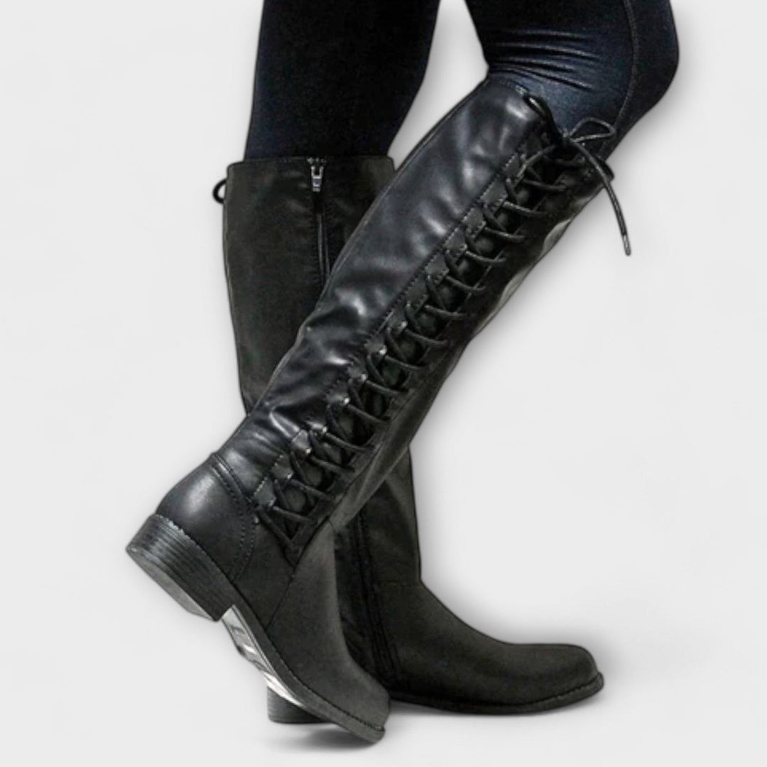 Angela | Tall Leather Boots
