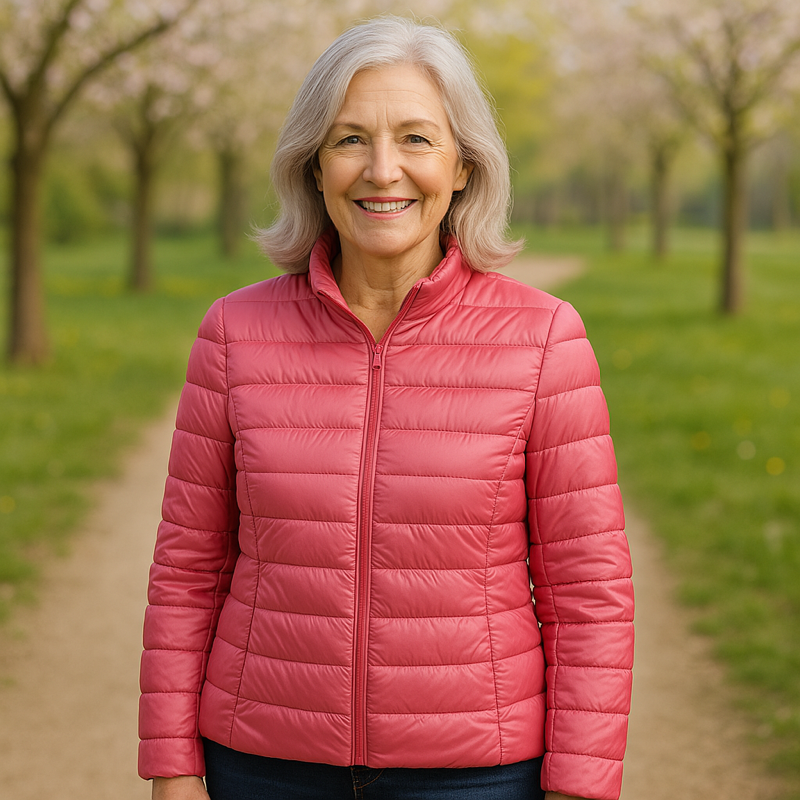 Lotte Mid-Season Jacket, Salmon Pink