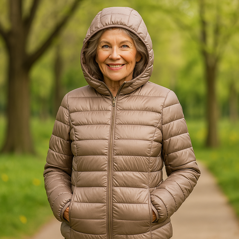 Ingrid Mid-Season Jacket, Champagne